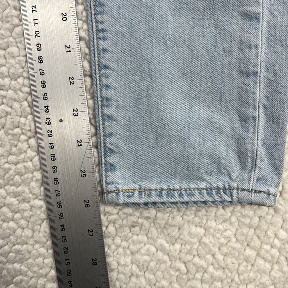 Levi’s Jeans Women’s Size 32 (Actual 30x26) Blue Wedgie Skinny High Rise - Picture 9 of 11